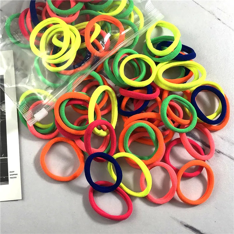 20/50PCS Set Elastic Hair Bands for Women & Girls - Image 26