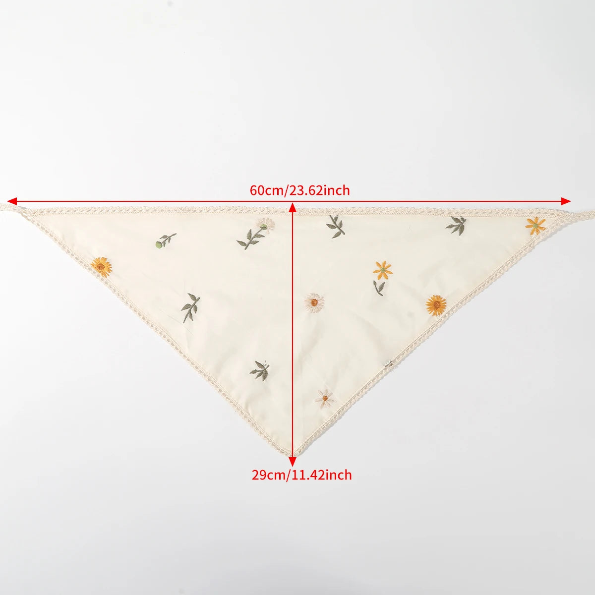 Fabric Printing Triangle Scarf Hair Bands – Floral Headbands for Women - Image 5