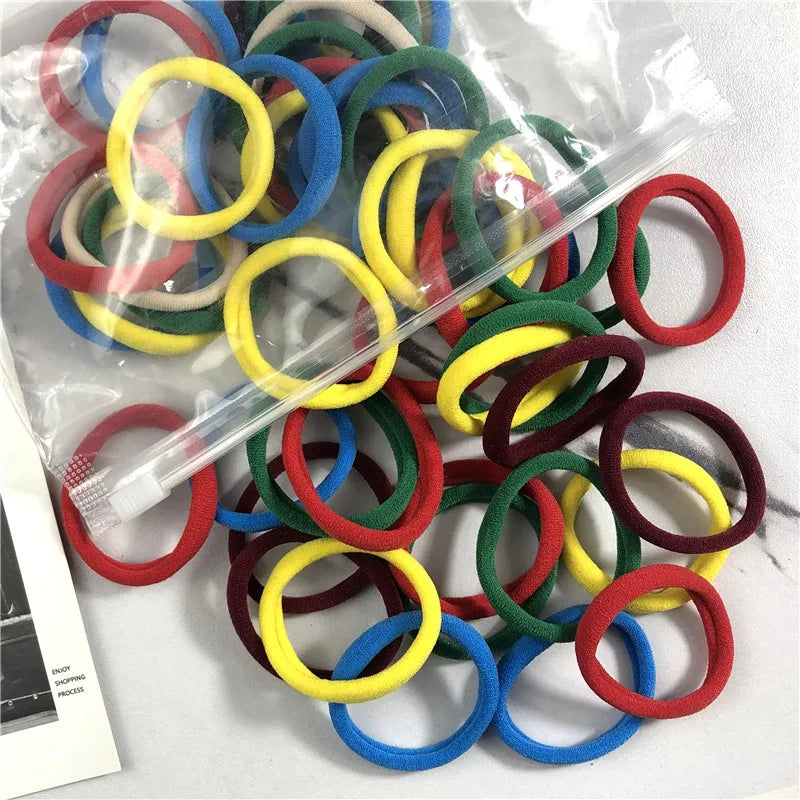 20/50PCS Set Elastic Hair Bands for Women & Girls - Image 23