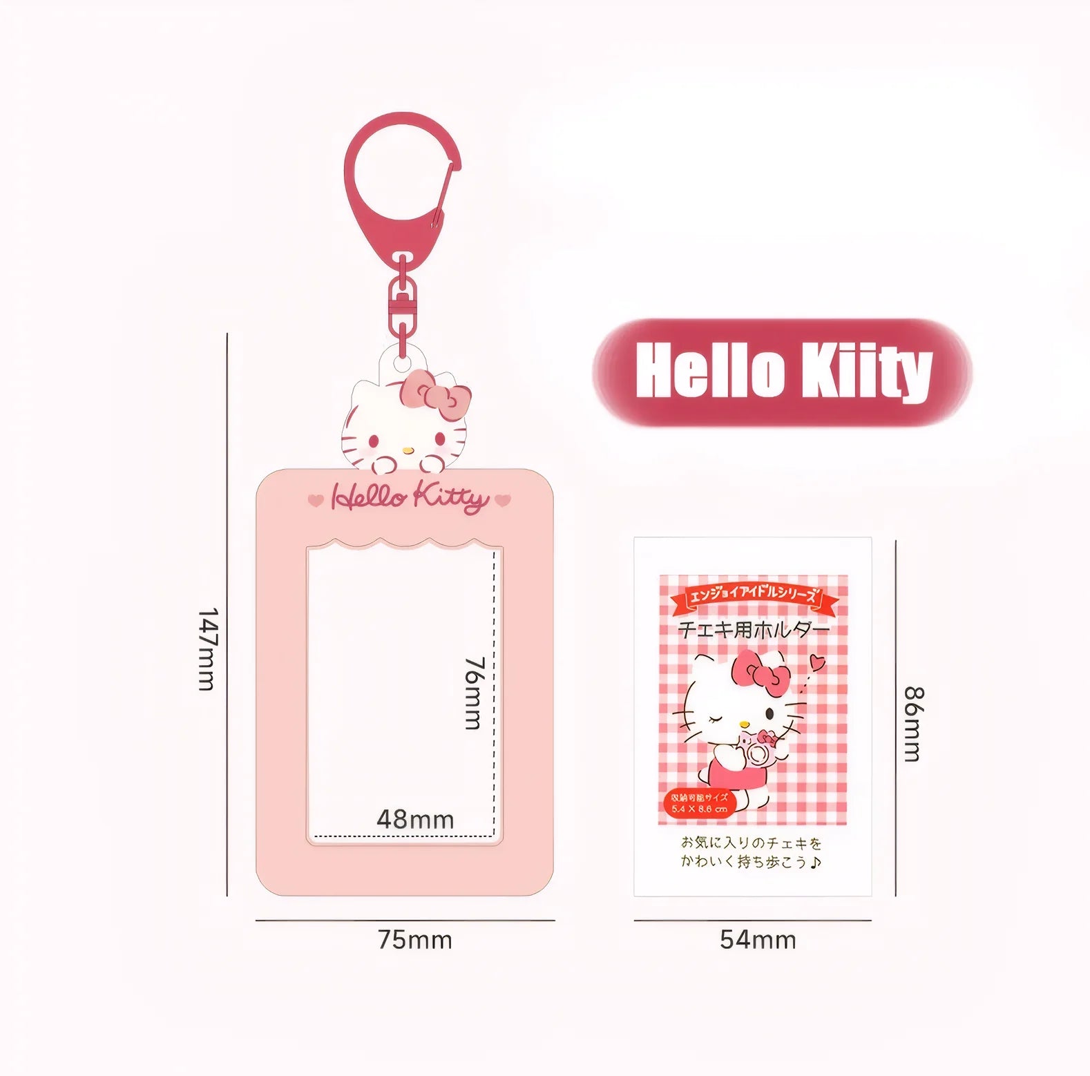 Sanrio Card Holder & Kawaii Keychain Pendants – Perfect for Students - Image 4