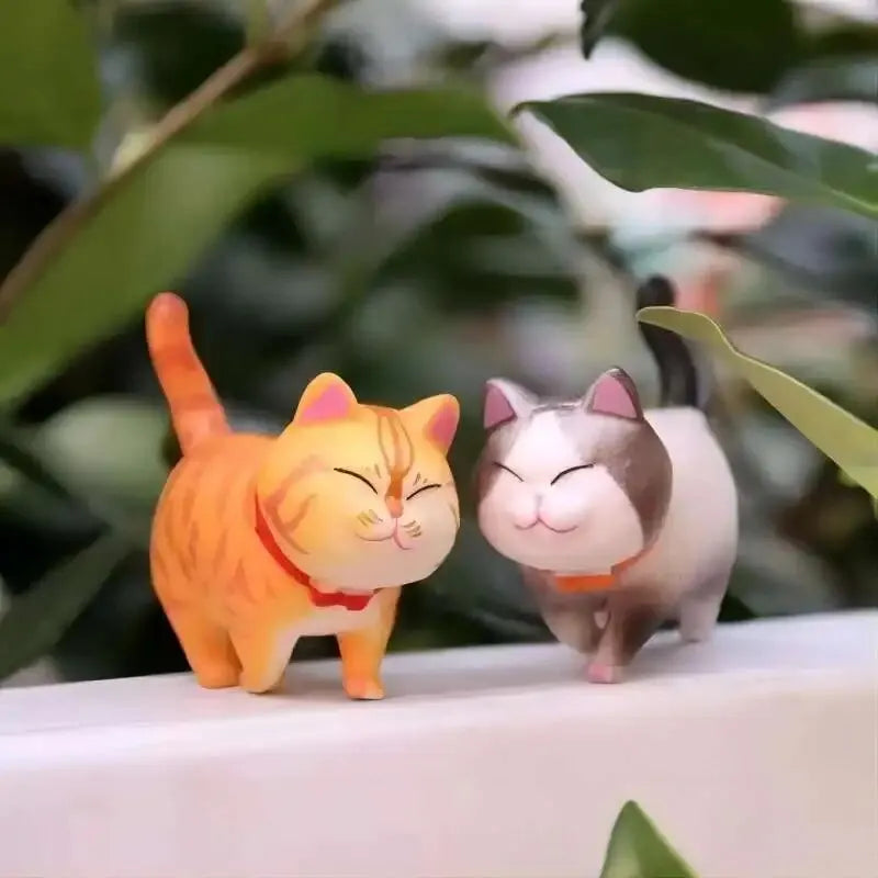Adorable 9pcs Kawaii Cat Figurines – Perfect for Home Decor - Image 3