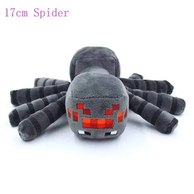 Adorable 16cm Gray MC Spider Plush Toy for Kids and Game Enthusiasts - Image 2