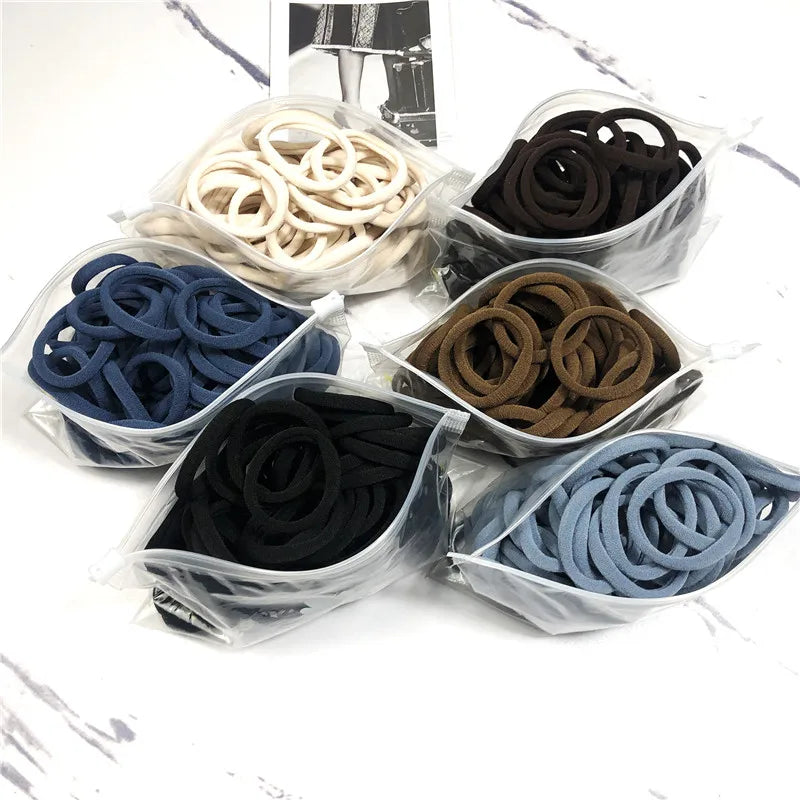 20/50PCS Set Elastic Hair Bands for Women & Girls - Image 3