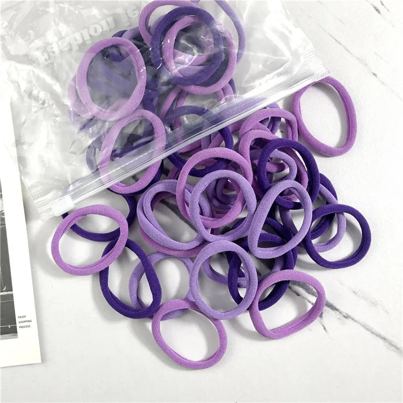 20/50PCS Set Elastic Hair Bands for Women & Girls - Image 19