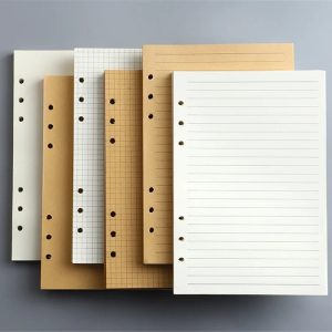 Loose Leaf Notebook Refills – A5, A6, A7 Spiral Binder Inner Pages