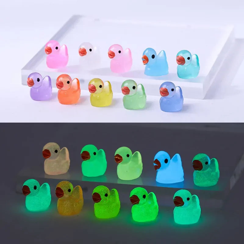 Luminous Mini Ducks – Glow in the Dark Fairy Garden Accessories - Image 6