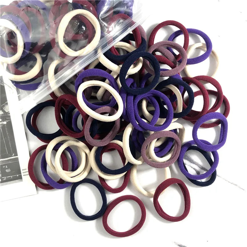 20/50PCS Set Elastic Hair Bands for Women & Girls - Image 27