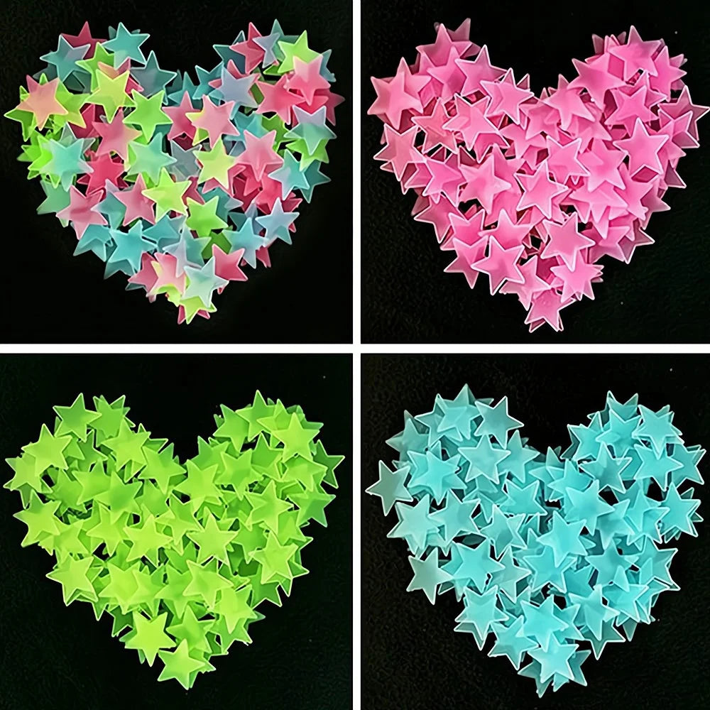 Transform Your Space with Star Glow In Dark Wall Stickers - Image 3