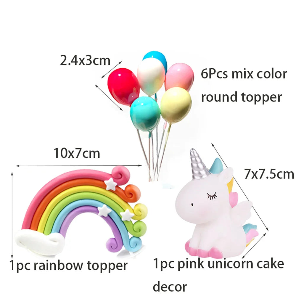Unicorn Party Cake Topper Set - Image 6