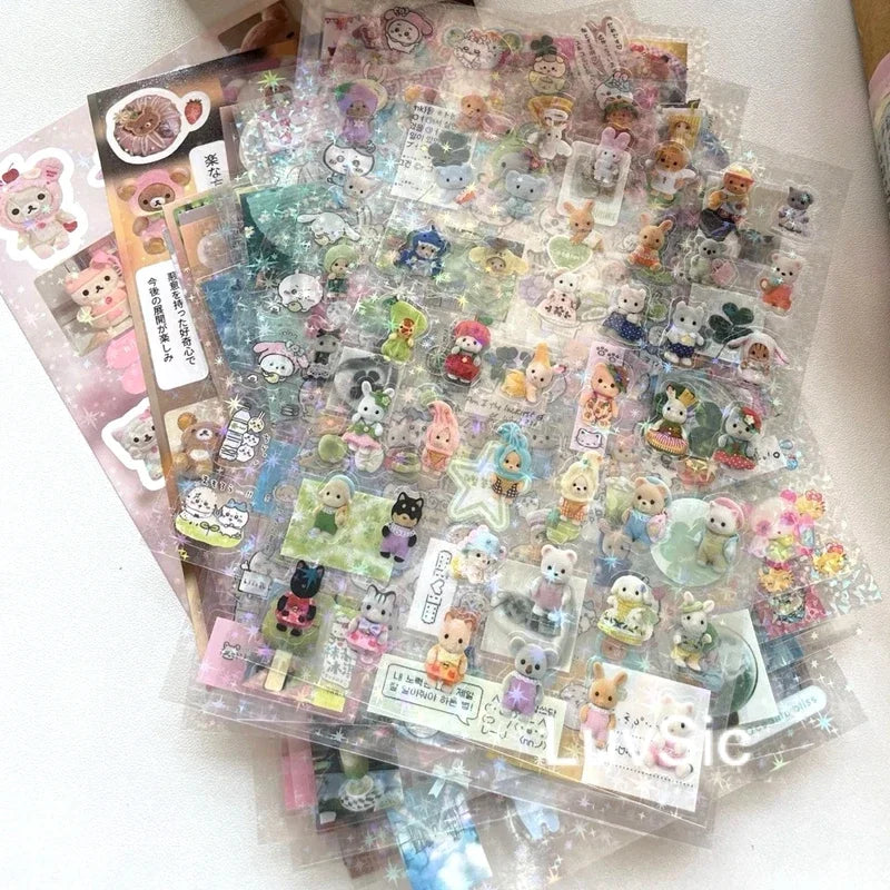Y2K Glitter Laser Stickers – Kawaii Decorations for Accessories - Image 3