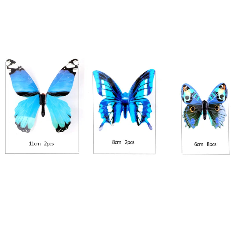 3D Luminous Butterfly Wall Stickers – DIY Home Decor Set - Image 6