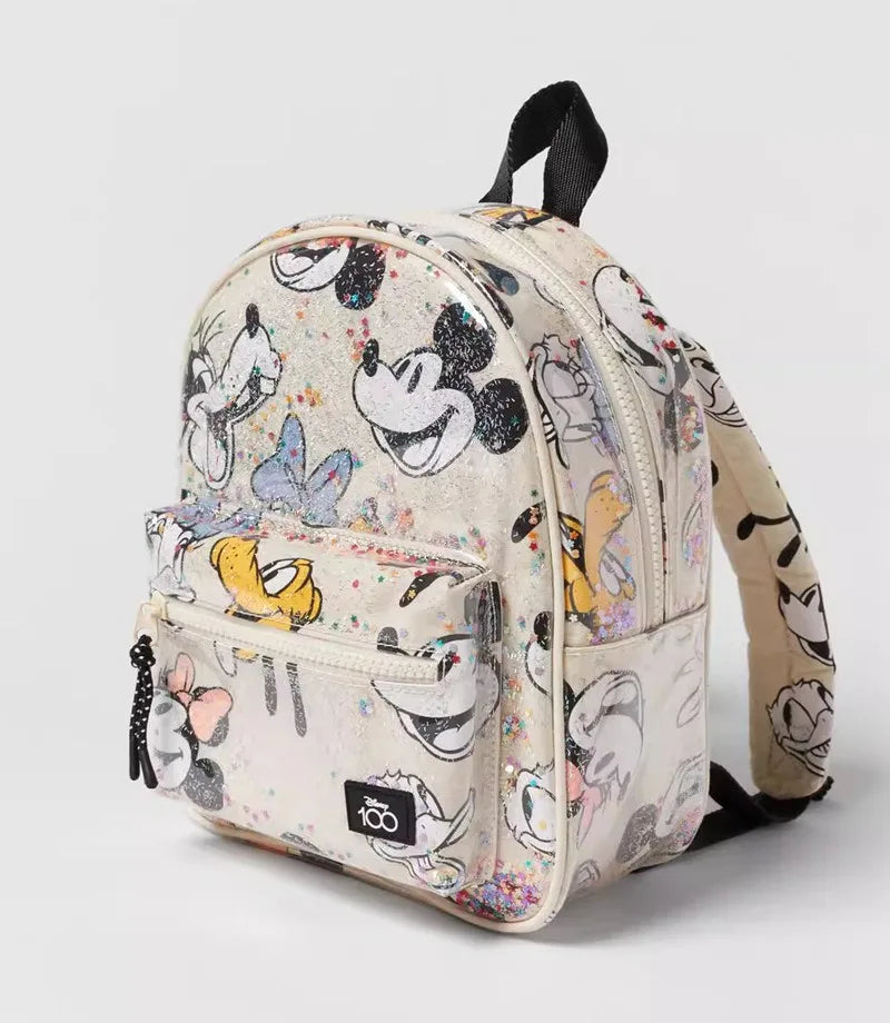 Disney Girls Backpack – Mickey Mouse Print Mini Backpack for Kids