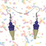 Creative Ice Cream Building Block Earrings – Handmade Kawaii Jewelry