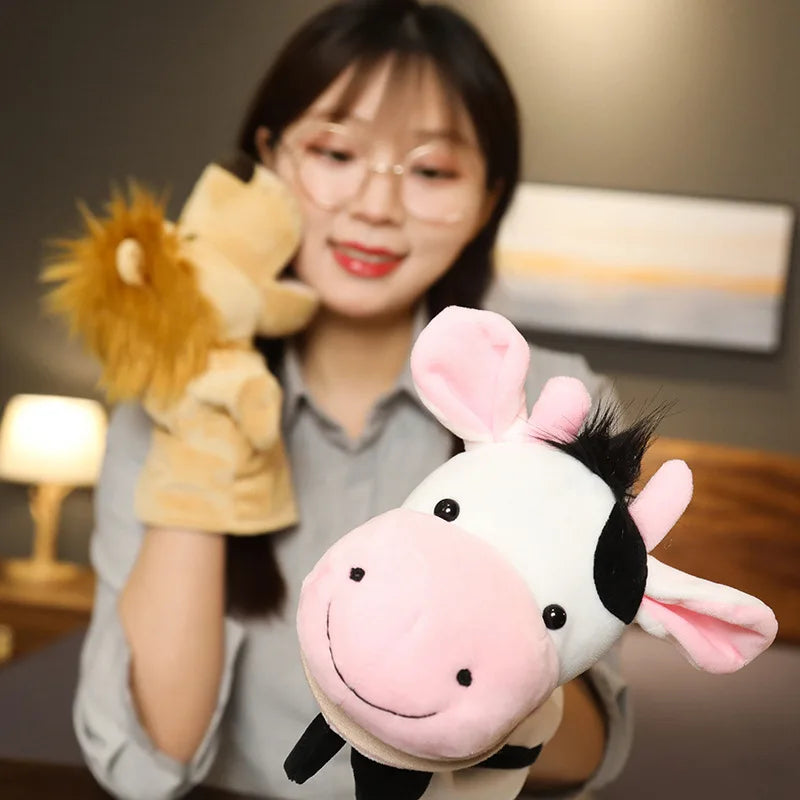 Stuffed Plush Animal Toys – Hand Finger Story Puppets for Kids - Image 3