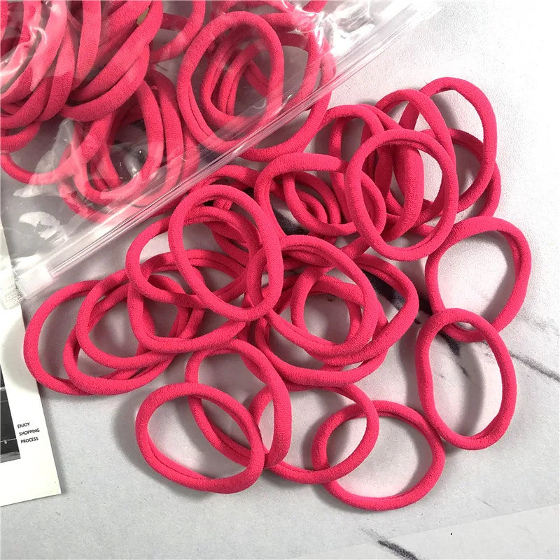 20/50PCS Set Elastic Hair Bands for Women & Girls - Image 24