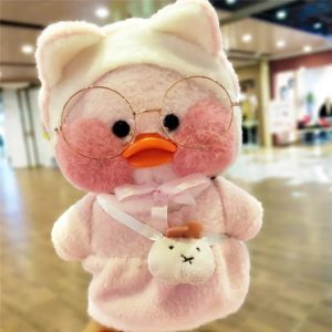 4Pcs Set Doll Clothes & Accessories for 30Cm Yellow Duck Kawaii Dolls