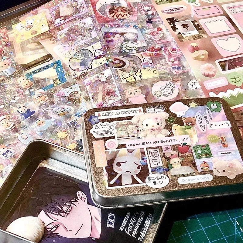 Y2K Glitter Laser Stickers – Kawaii Decorations for Accessories - Image 4